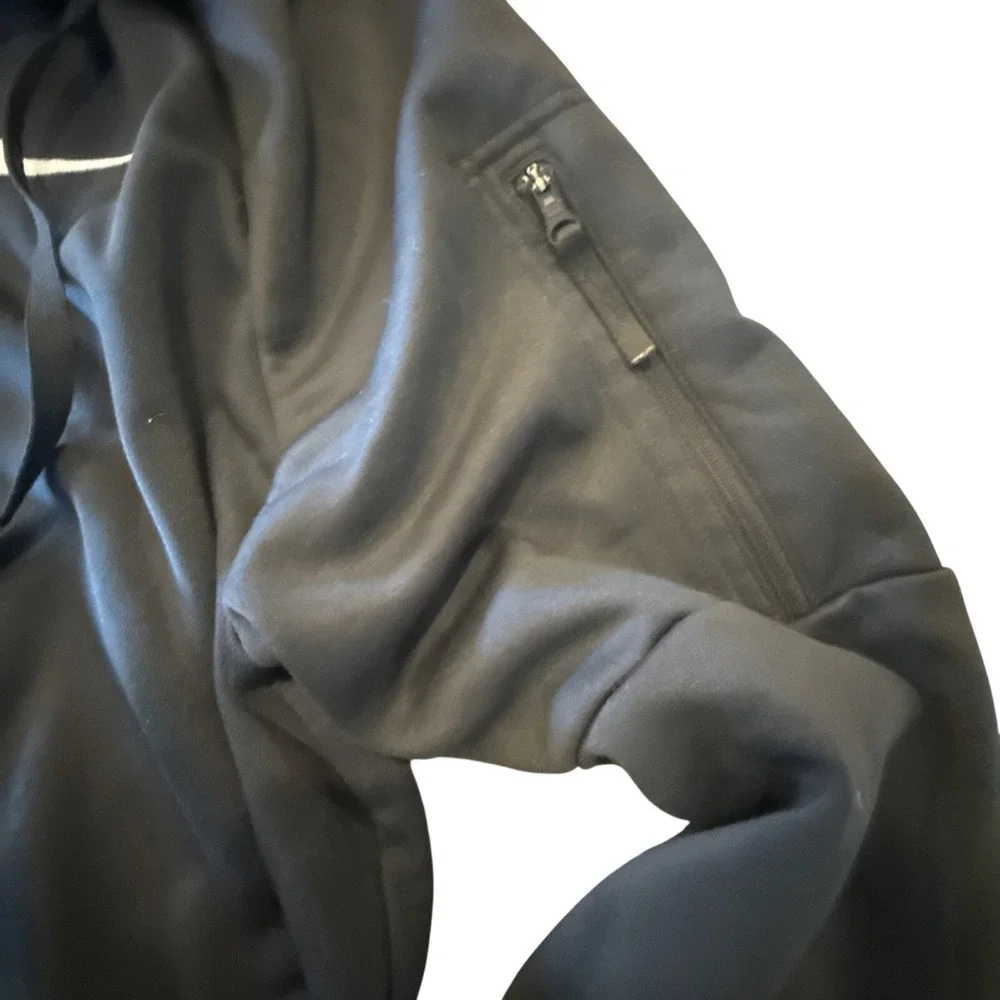 Nike Therma-Fit Full-Zip Hoodie Men's Size S (DQ4830-010) Black EUC